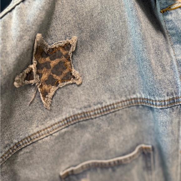 Pol Leopard and Denim Jacket L - Picture 4 of 7